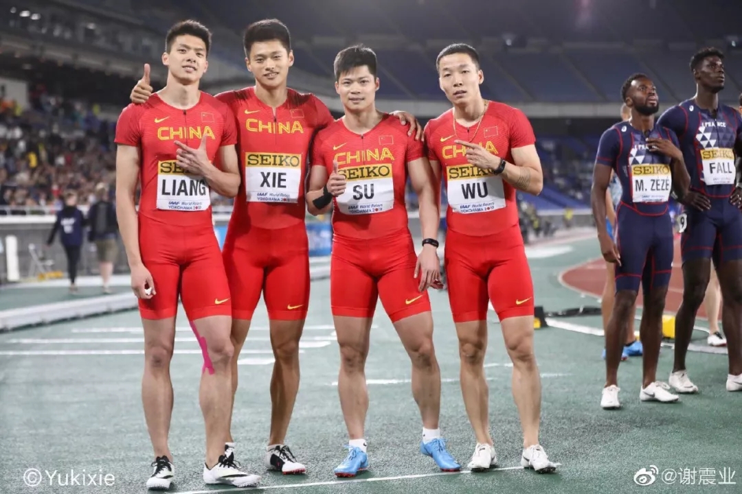 20190513 38秒16!学校学子谢震业携队友创4x100近两年最佳成绩.jpg 20190513 38秒16!学校学子谢震业携队友创4x100近两年最佳成绩.jpg